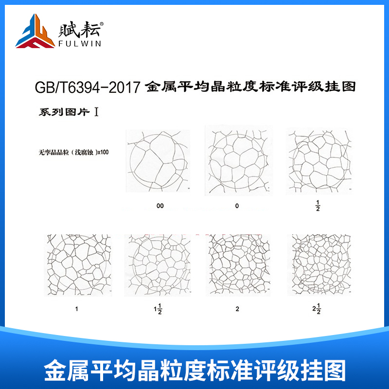 Wallchart of average crystallity of metals (GBT6394-2017) 12
