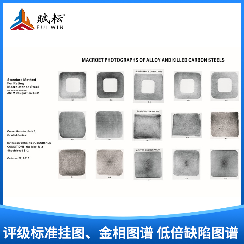 Rating standard wall charts, gold spectrographs, low-multiplier defects 1
