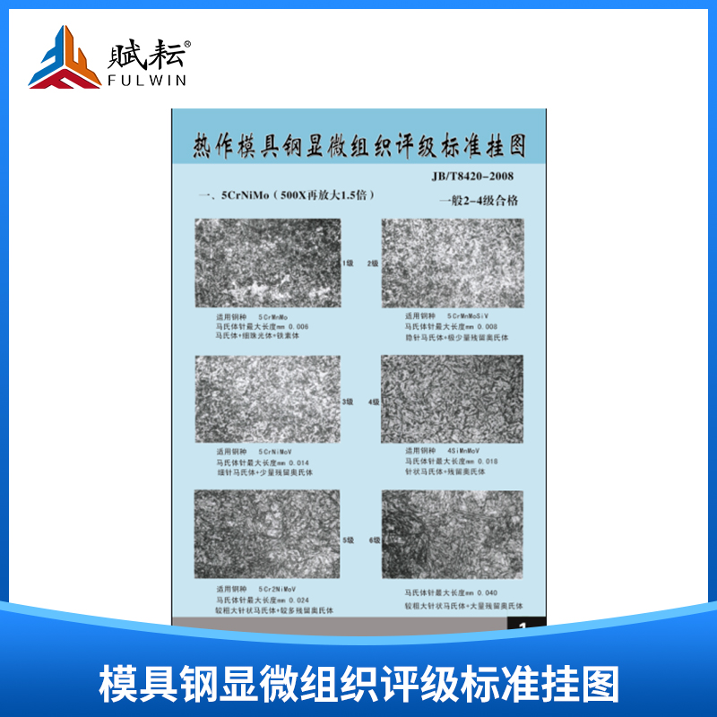 8 wallcharts of steel microorganization rating standards