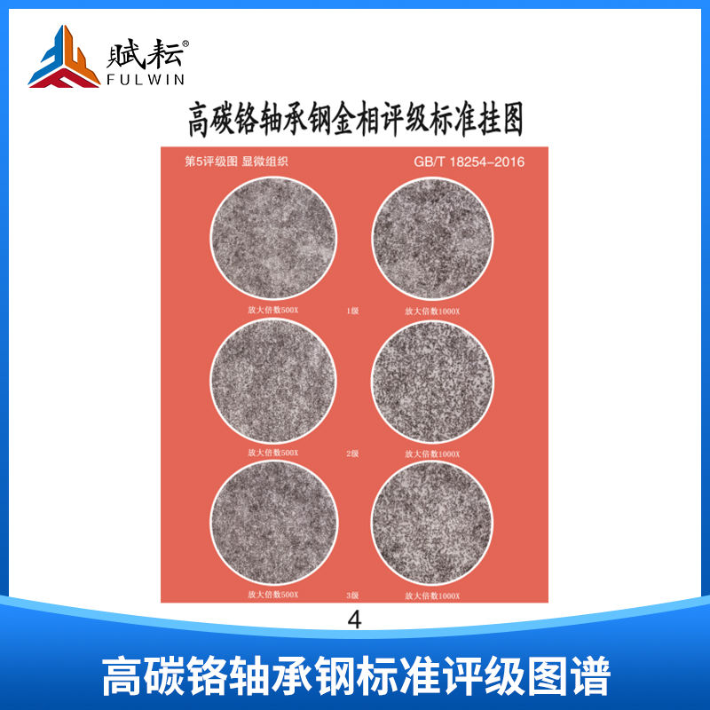 High carbon chromium axle steel rating scale GTT 18254-2016 11