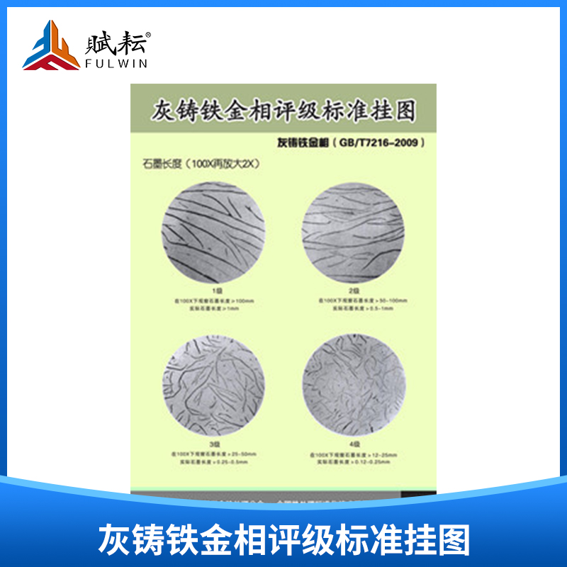 Wallchart of the Grey Casted Iron Gold Classification Standard (GBT7216-2009) 13