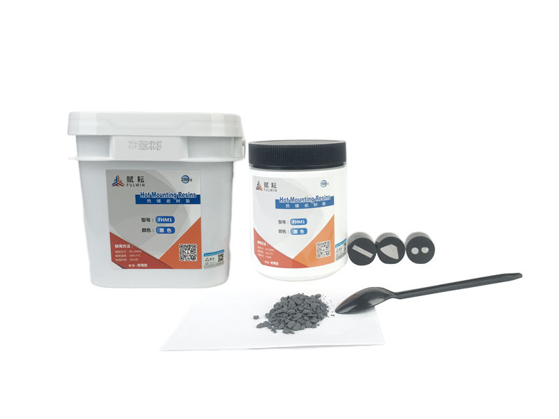 Hot mosaic resin